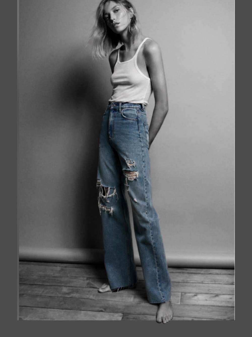 Zara The 90’s Full Length Jeans sz 8